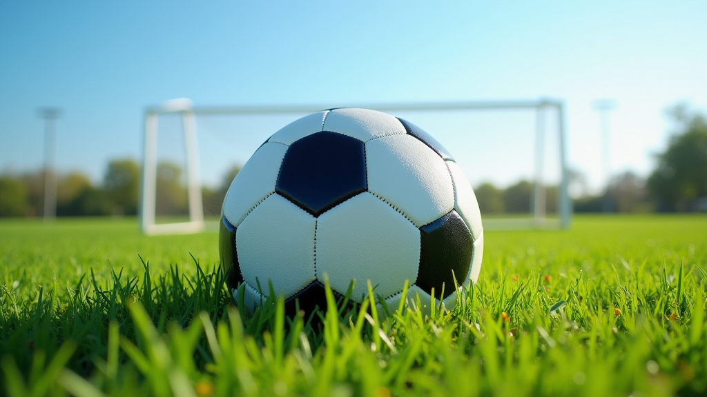 Image of a soccer field with goal posts