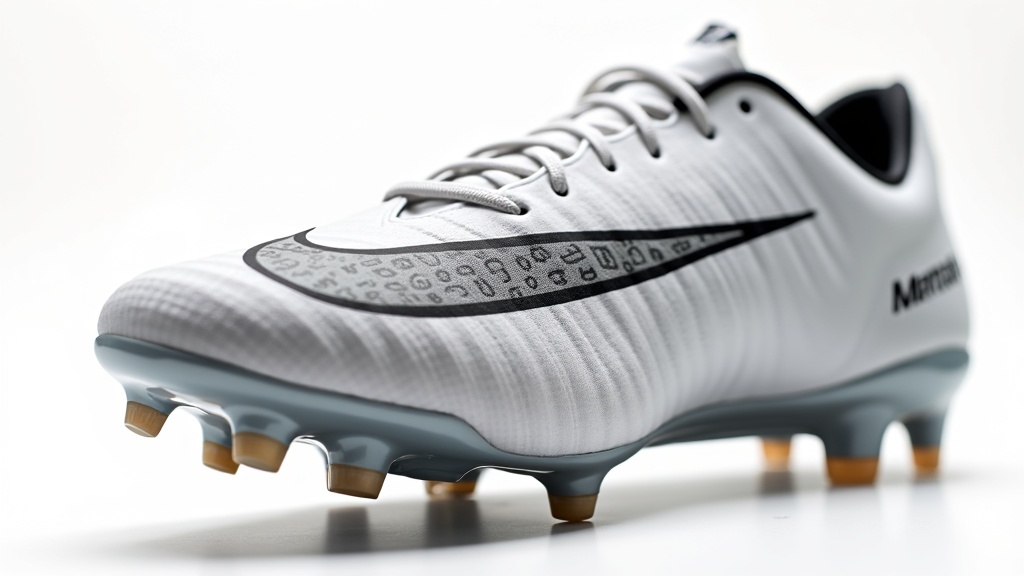 Detailed view of Nike Mercurial Superfly 2025 boot upper texture and soleplate