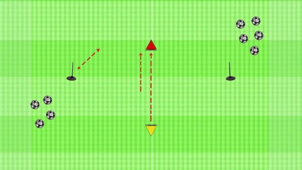 SoccerTutor drill diagram example