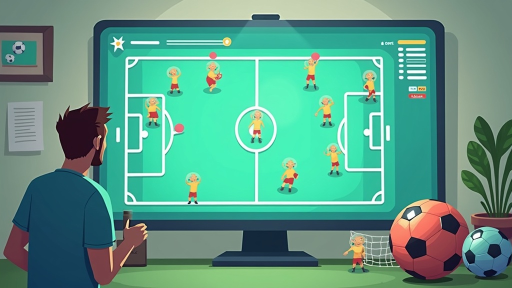 Soccer drill diagram and online training graphic